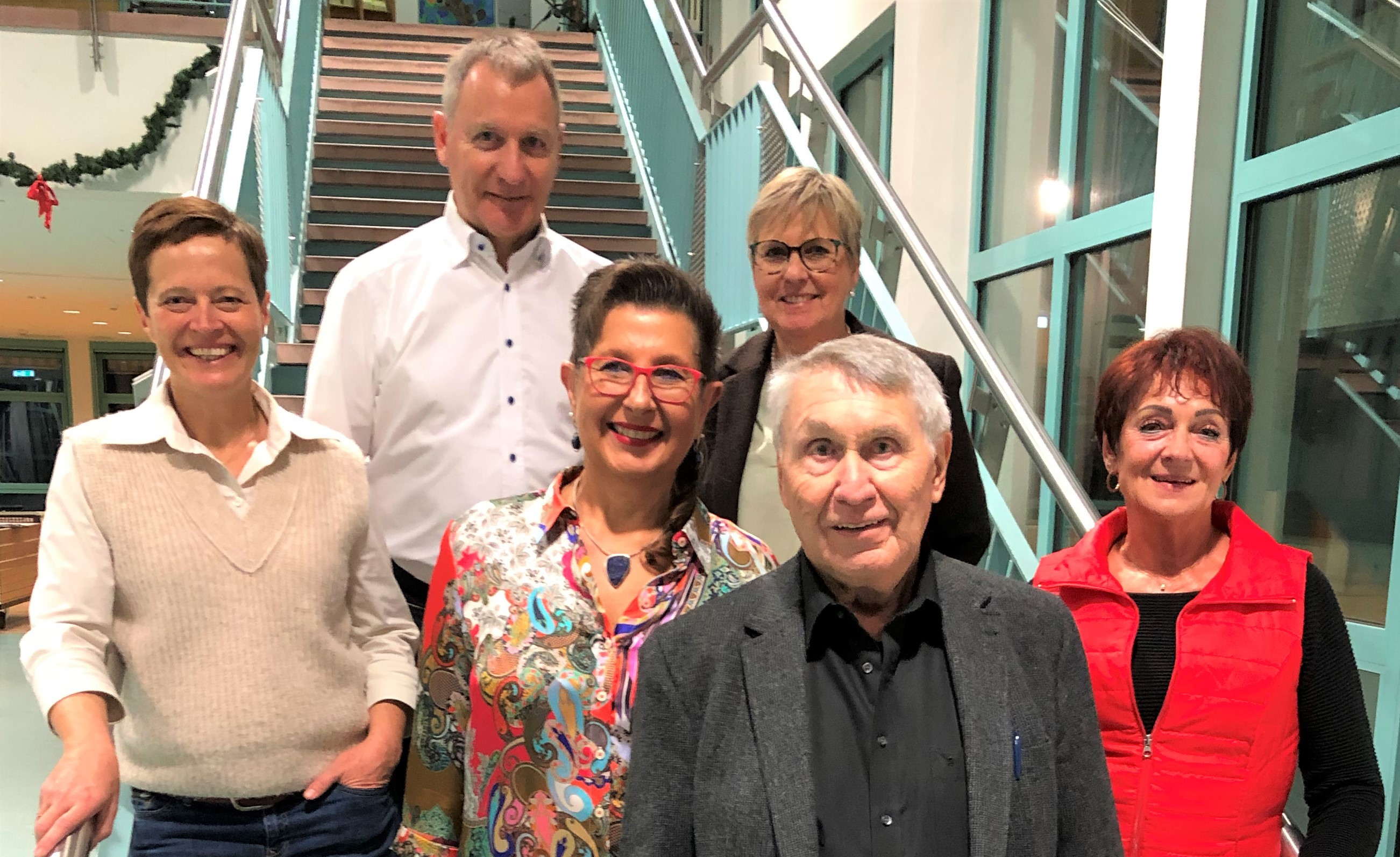 v.l.n.r.: Dr. Jutta Hartmann, Michael Bamberg, Gisela Birk, Ursula Geberth, Werner Krauß, Marianne Kippenhan.